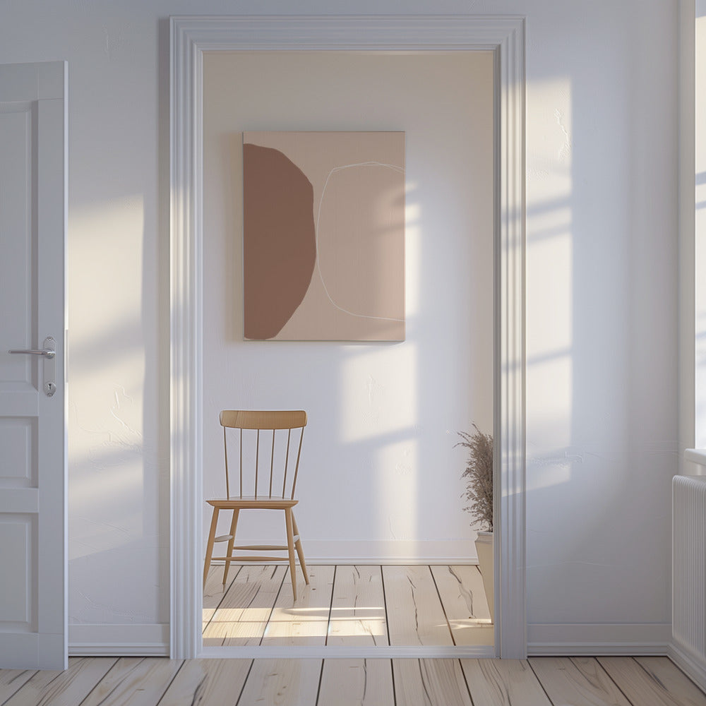 Minimalistische geometrische Formen | Leinwand