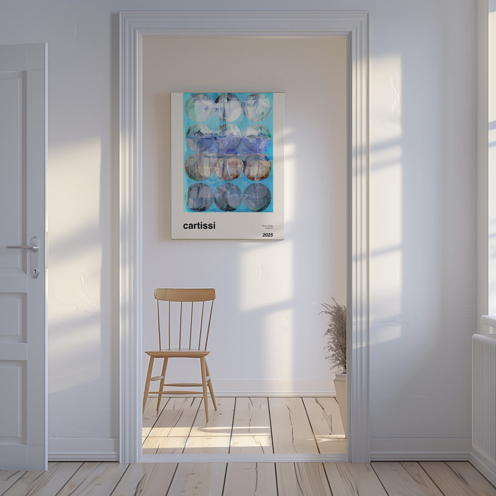 Farbstudie in Kreisen | Leinwand