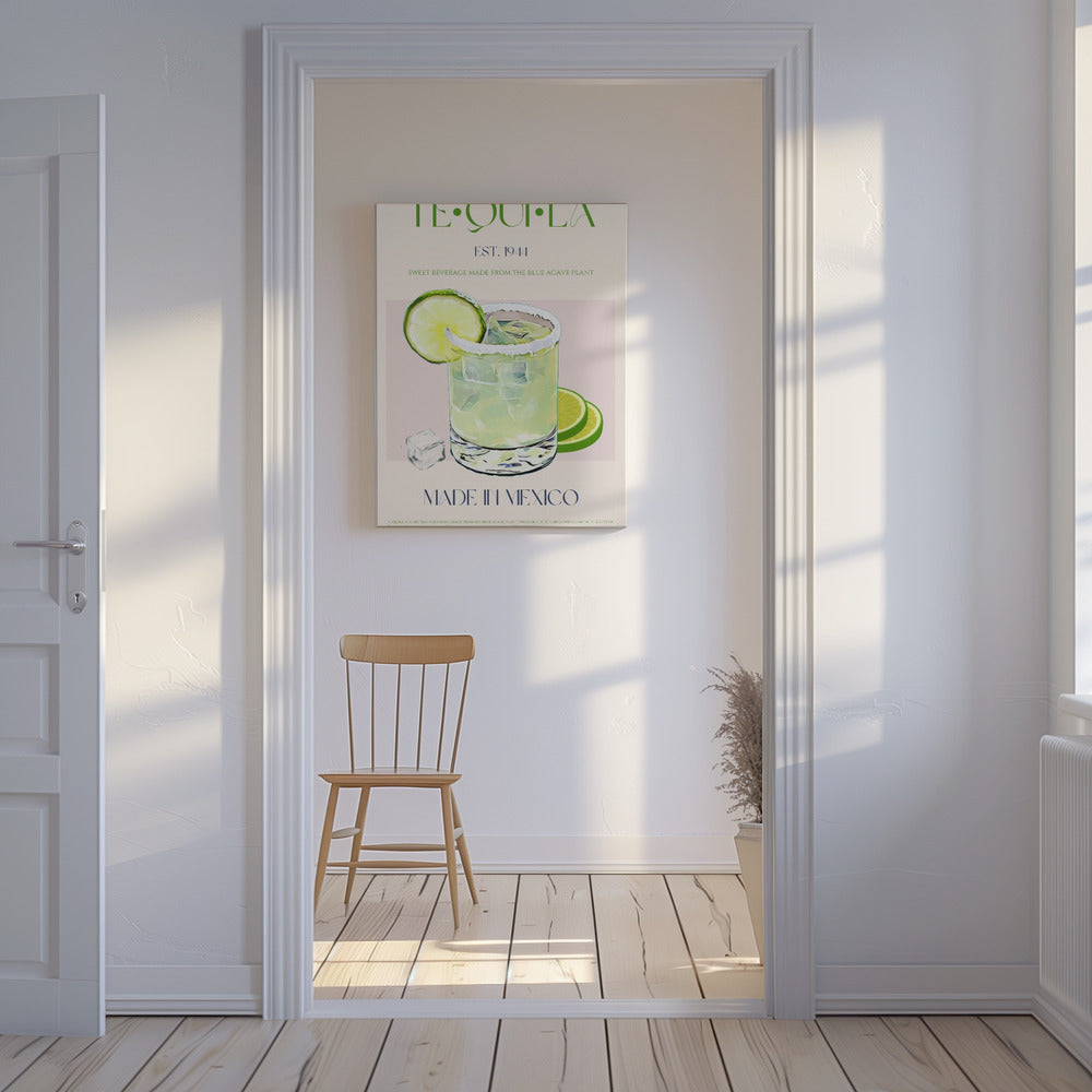 Tequila Drink With Lime And Ice | Canvas