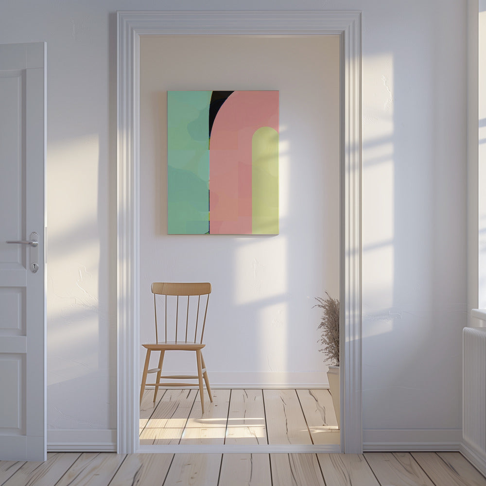 Pastellkurven | Leinwand