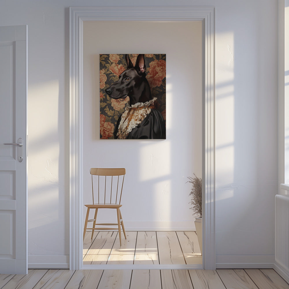 The Elegant Great Dane | Canvas