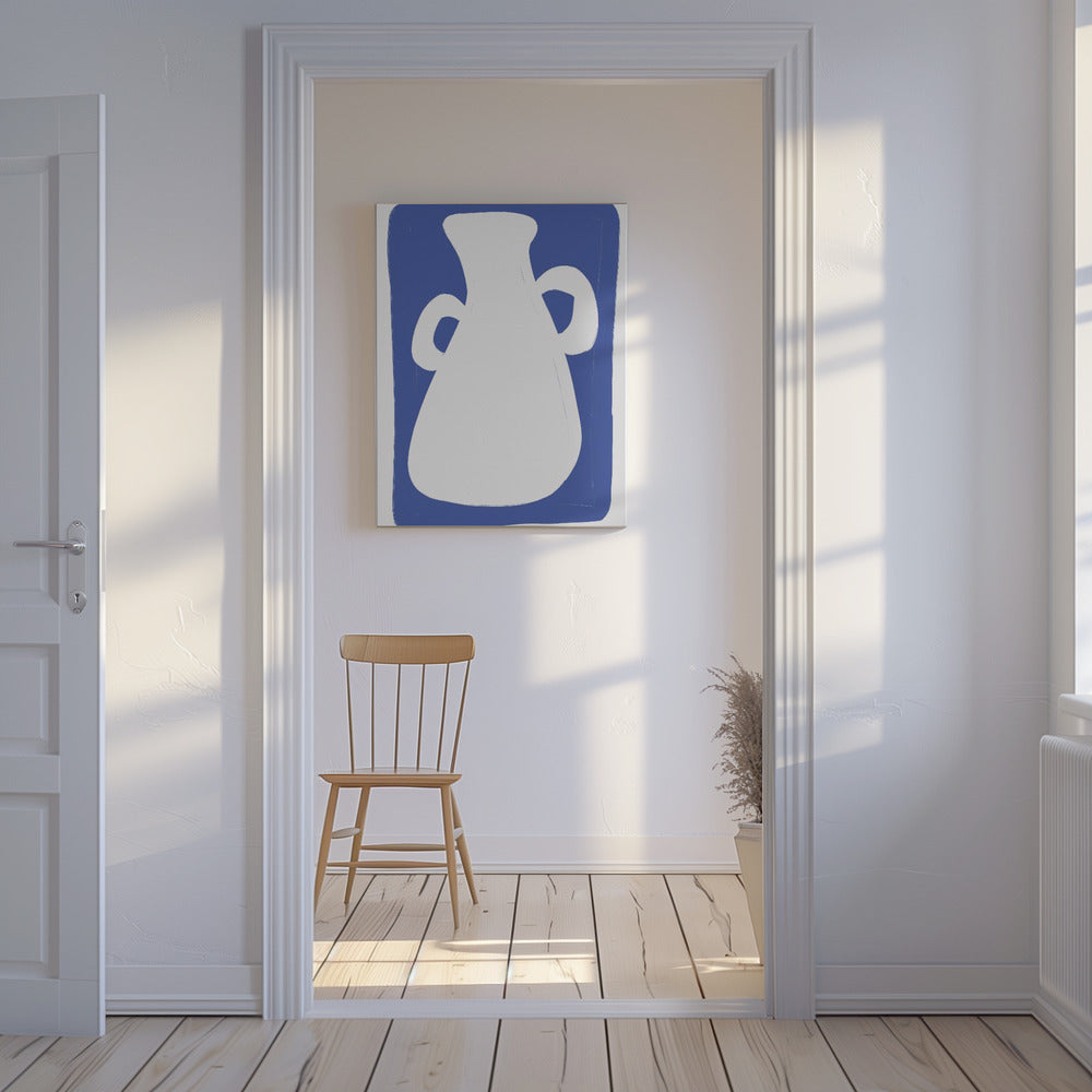 Vase mit zwei Henkeln | Leinwand