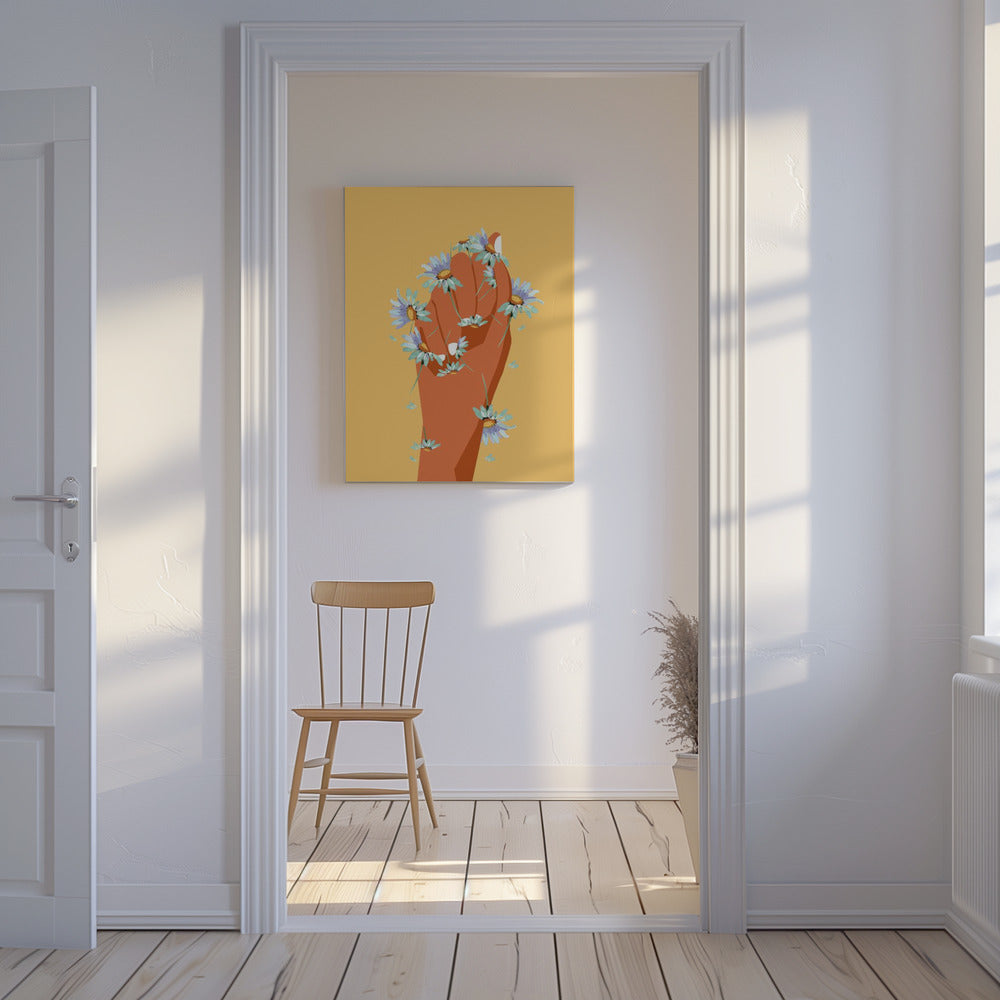 Flower Fist | Canvas