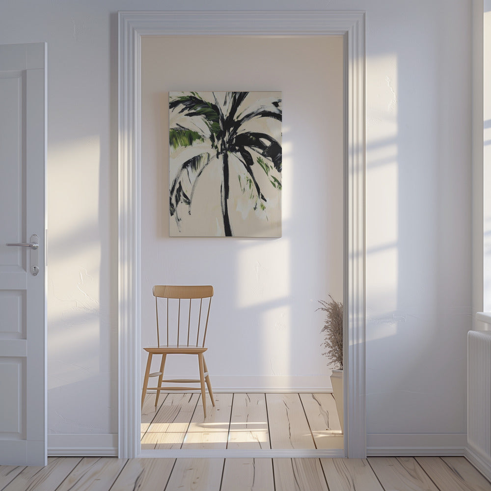 Abstrakte Palme | Leinwand