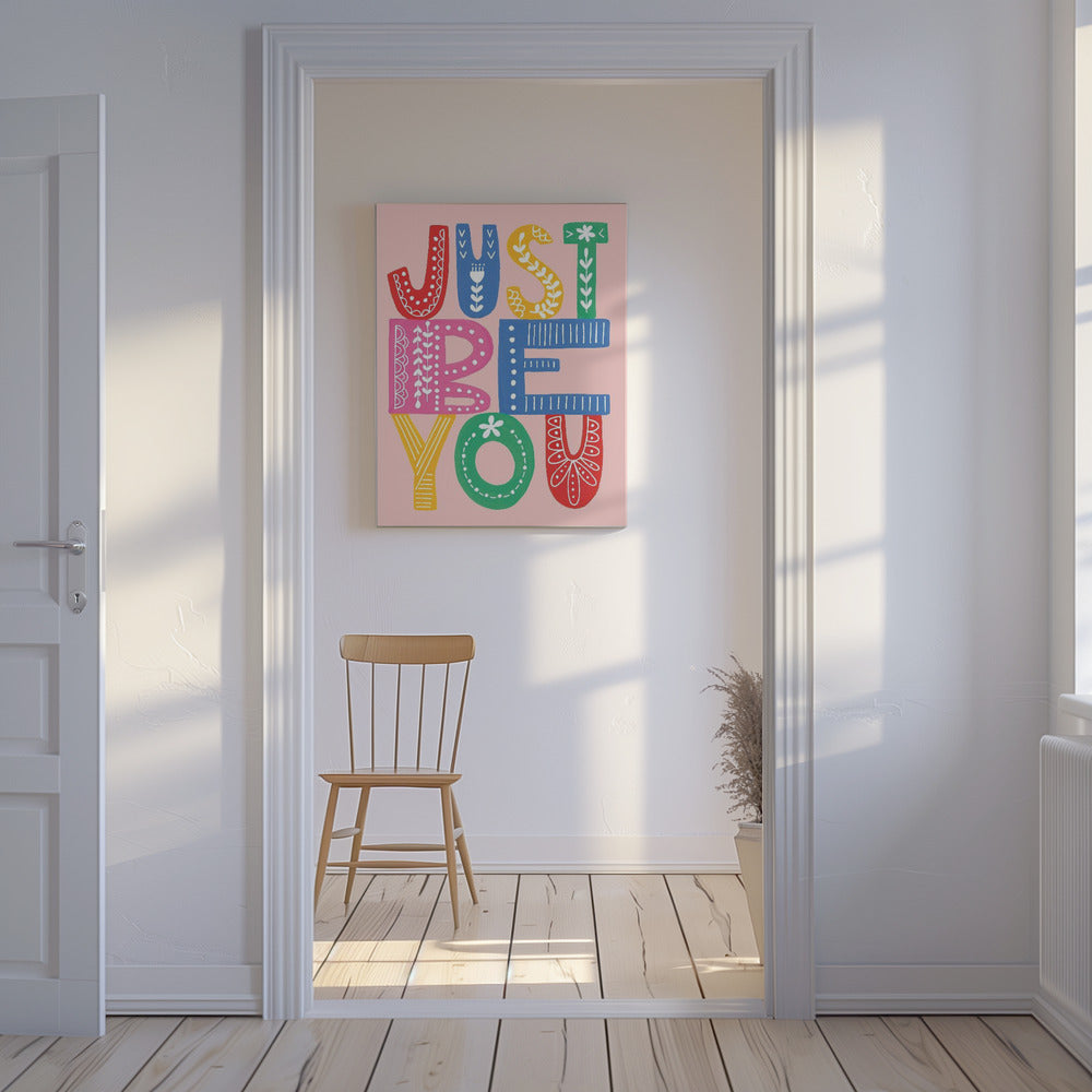 Sei du selbst, mutig | Leinwand