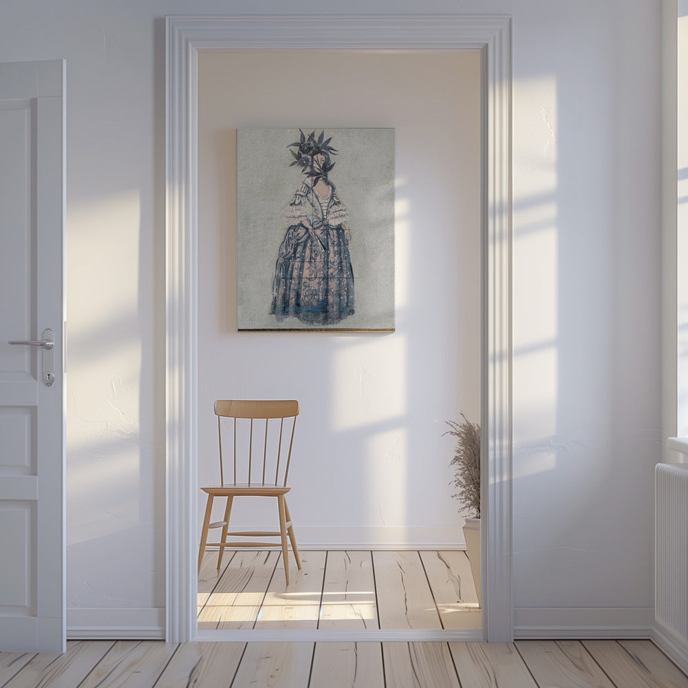 Verschleierte Eleganz | Leinwand
