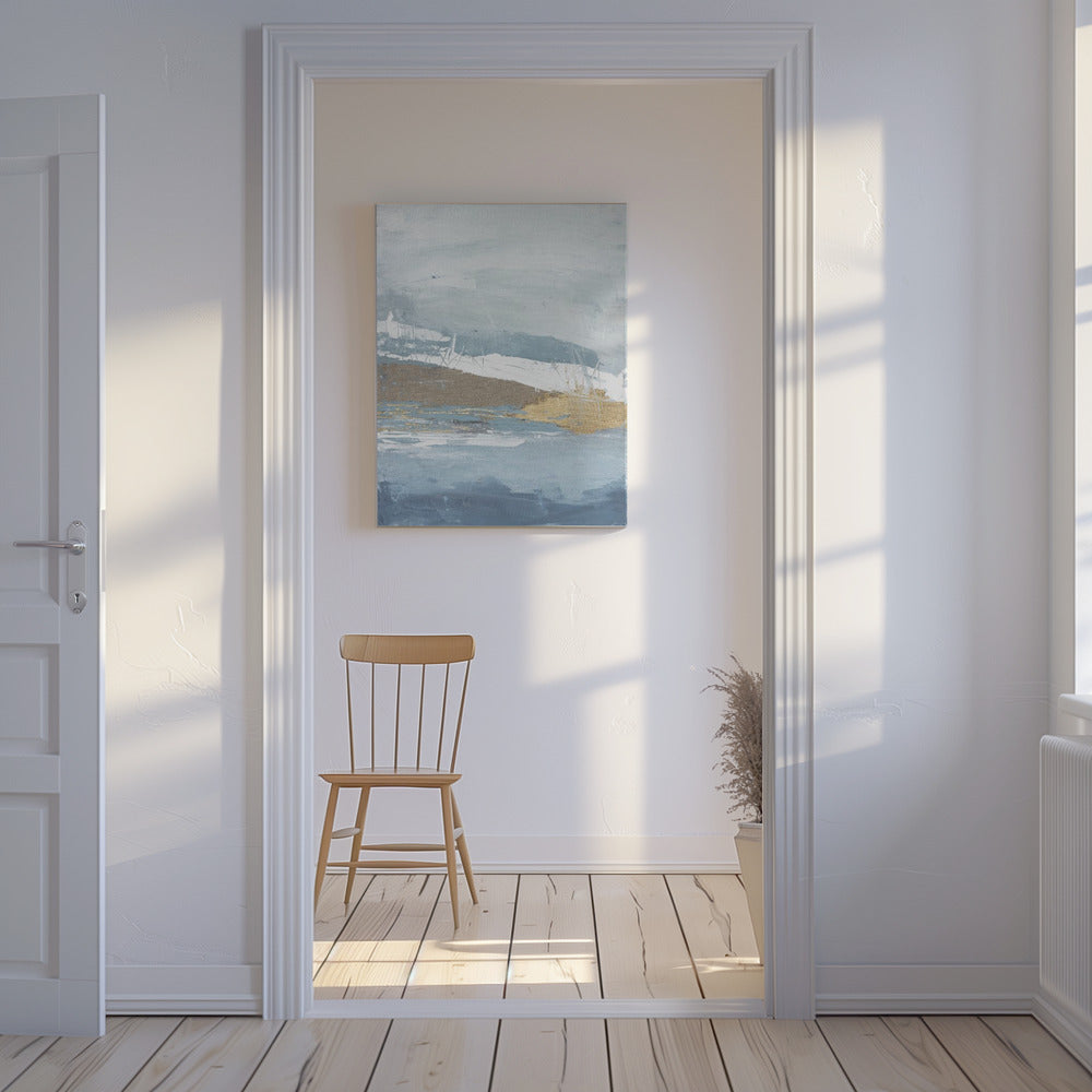 Goldener Nebelhorizont | Leinwand