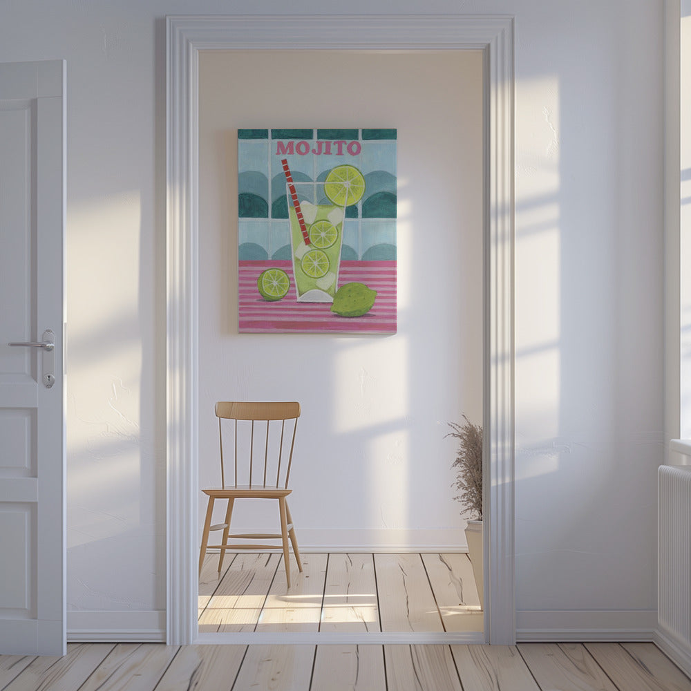 Glas Mjito | Leinwand