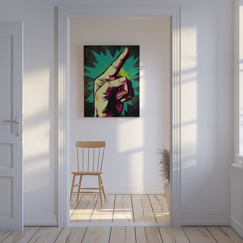 Lebendige Handgesten | Leinwand