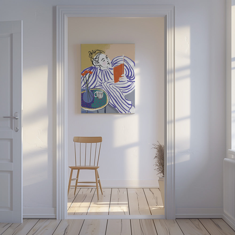 Gemütliche Leseecke | Leinwand