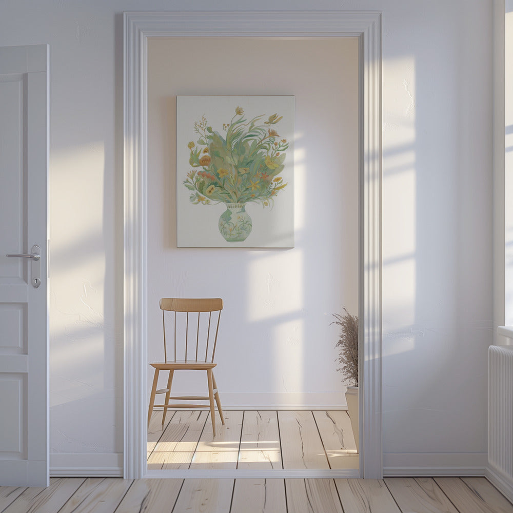Eine Vase voller Blumen | Leinwand