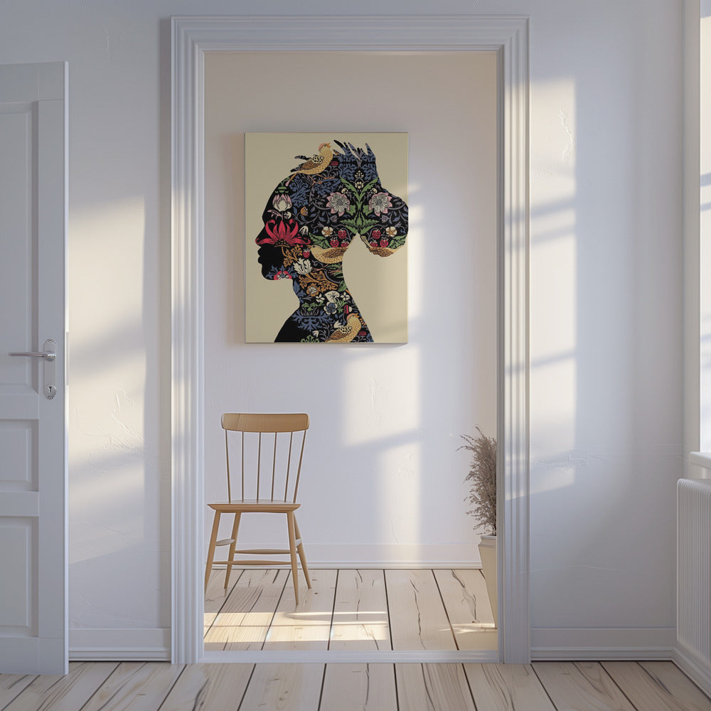 Afro-Frau | Leinwand