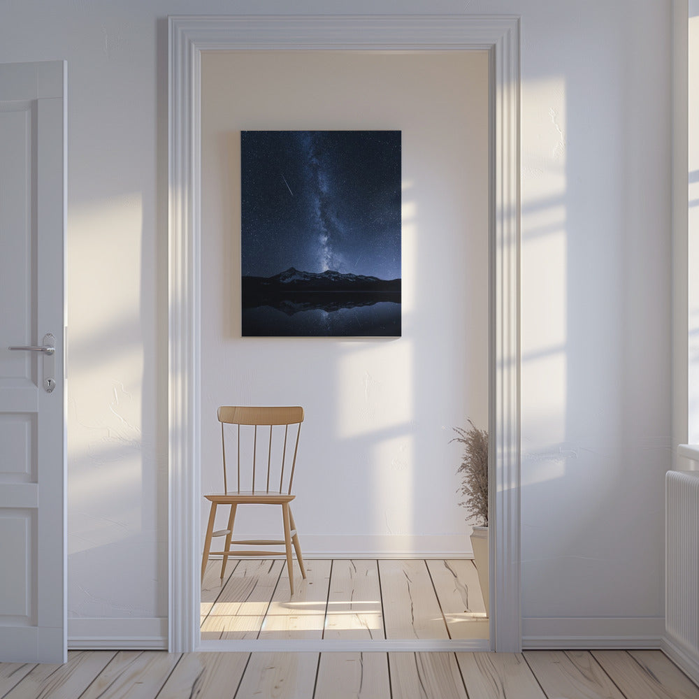 Galaxienreflexion | Leinwand