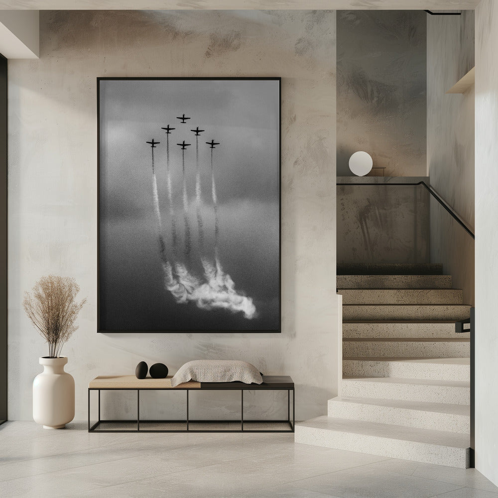 Sechs auf Wolke | Poster