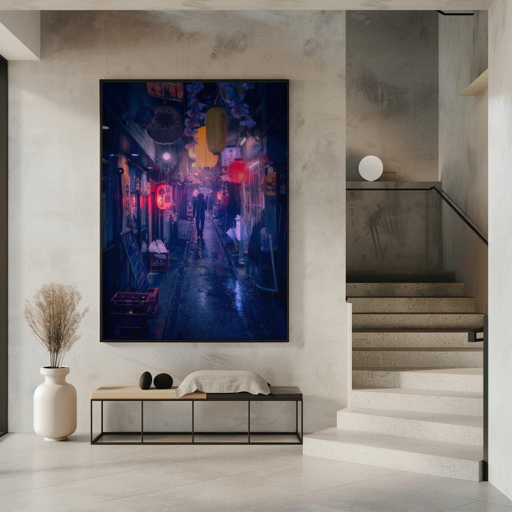 Tokio Blauer Regen | Poster