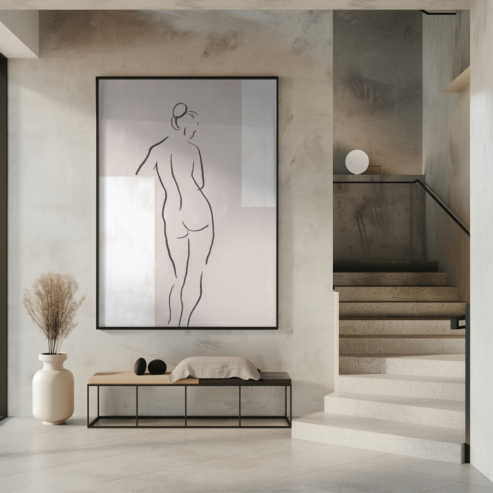 Frau im Studio | Poster