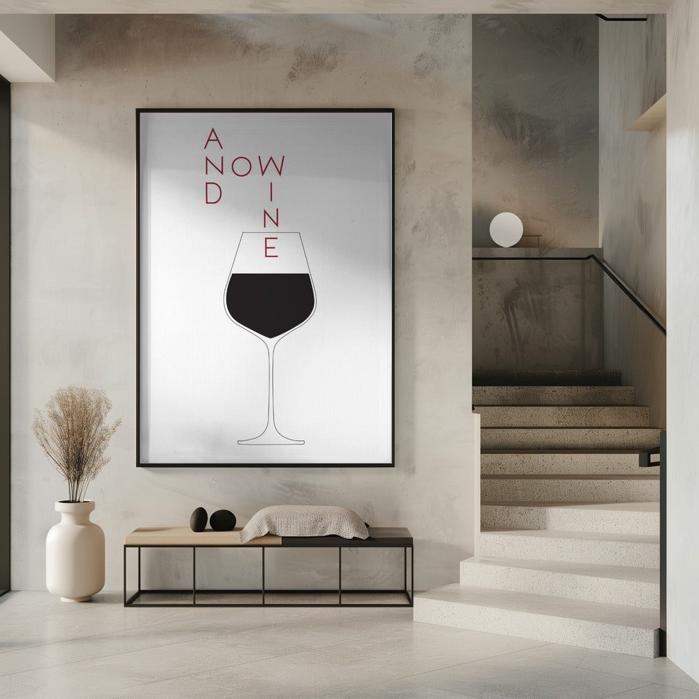 Und jetzt Wein | Poster