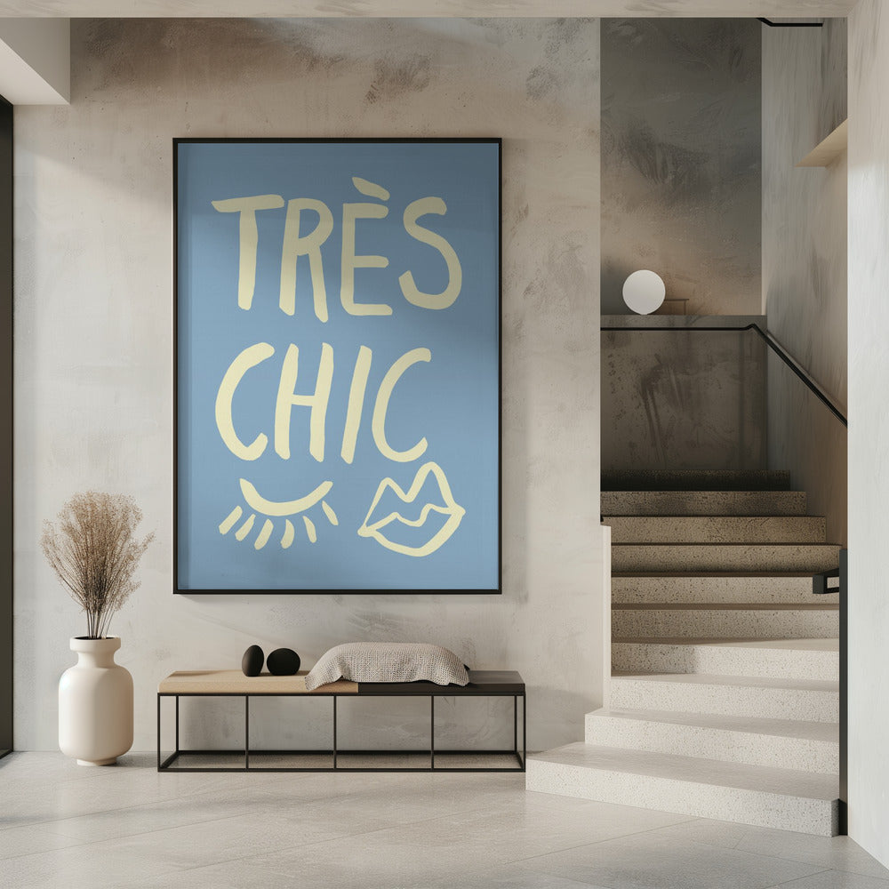 Très Chic Blau | Poster