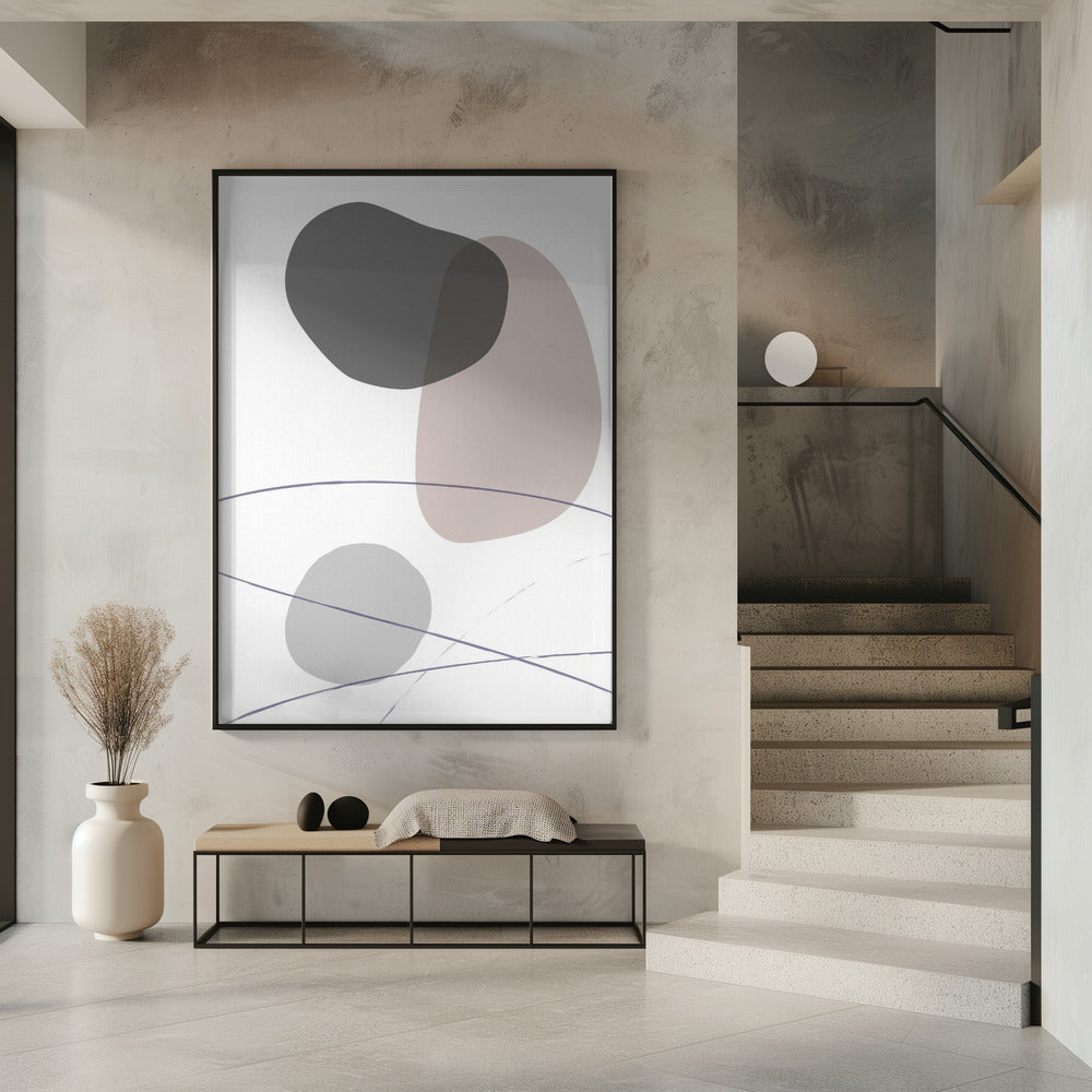New Shapes Beige 03 | Poster