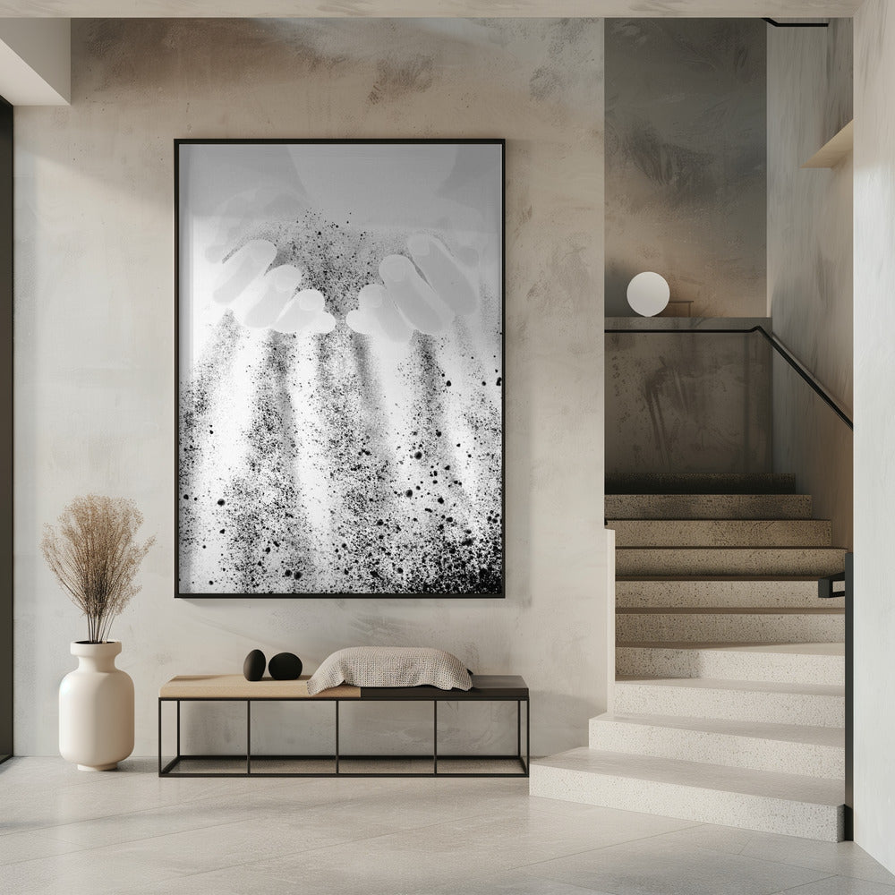 Hände Sand | Poster