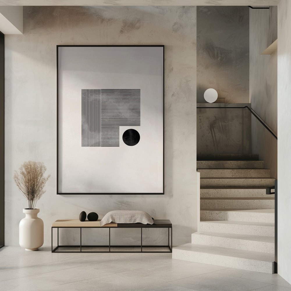 Minimalistisches Quadrat | Poster