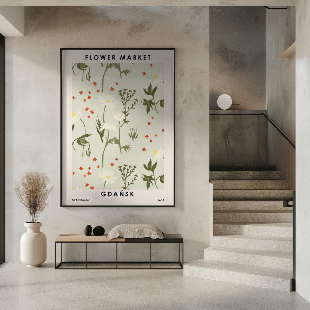 Blumenmarkt Danzig | Poster