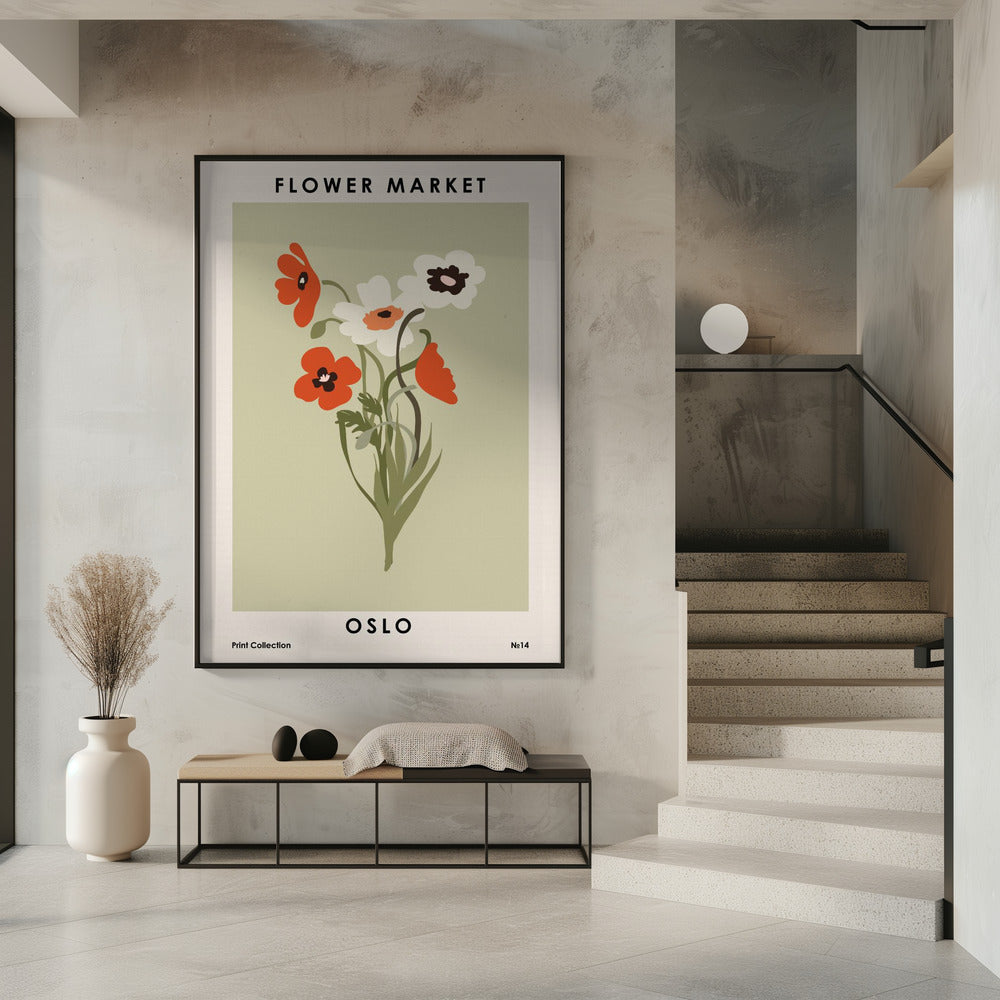 Blumenmarkt Oslo | Poster