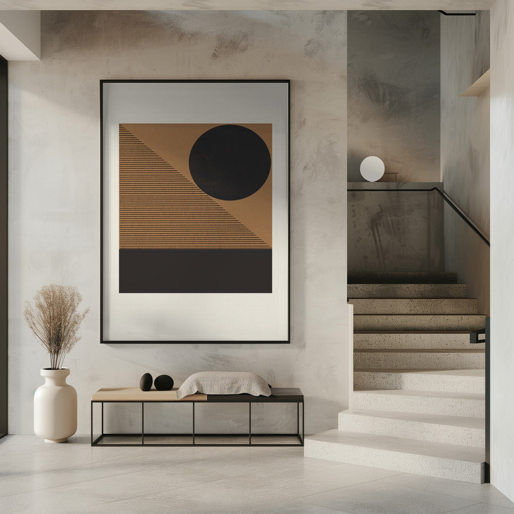 Geometrische Sonnenfinsternis | Poster