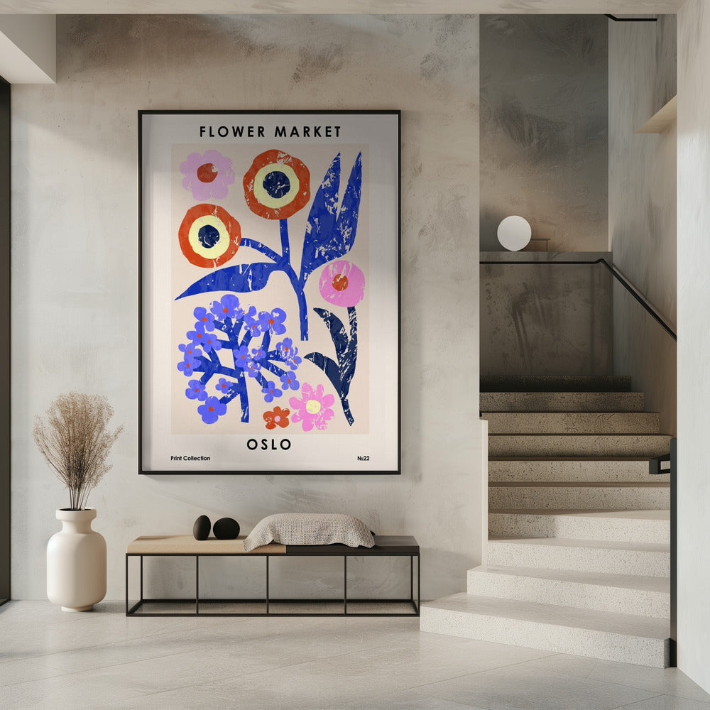 Blumenmarkt. Oslo | Poster