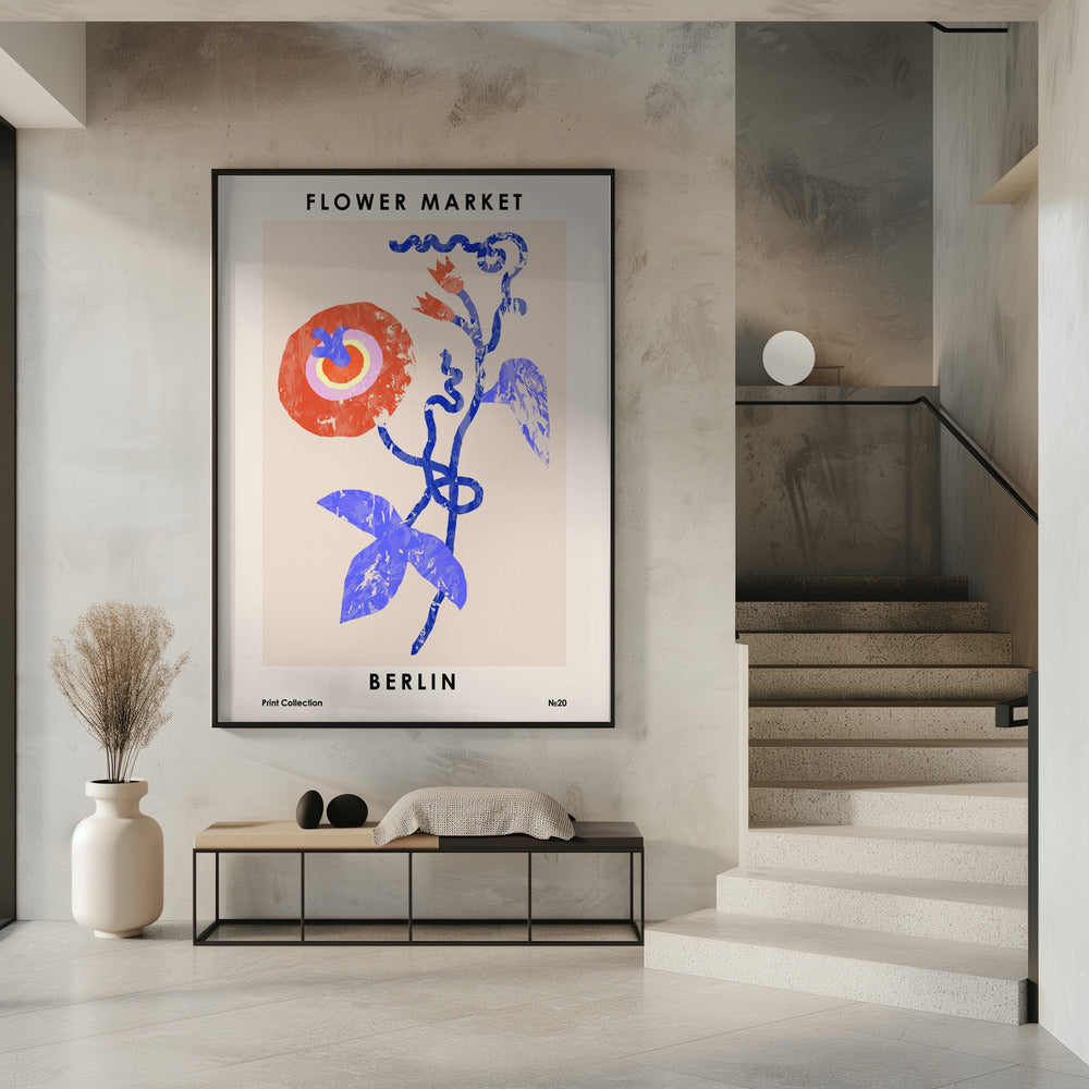 Blumenmarkt. Berlin | Poster
