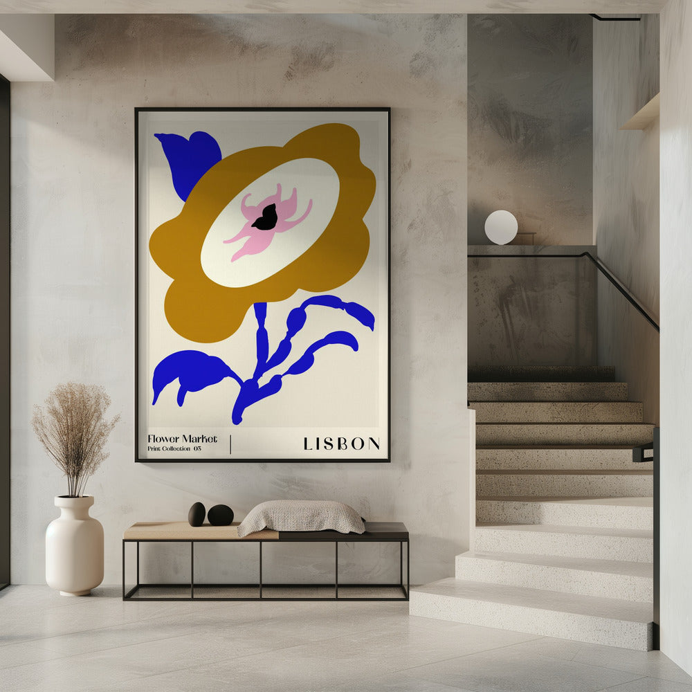 Blumenmarkt. Lissabon | Poster