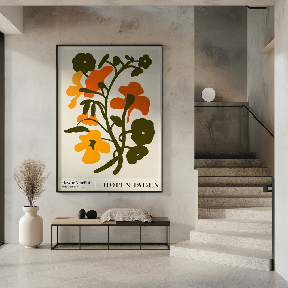 Blumenmarkt. Kopenhagen | Poster