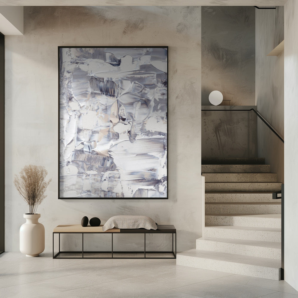 Textured Canvas with Impasto Style | Poster