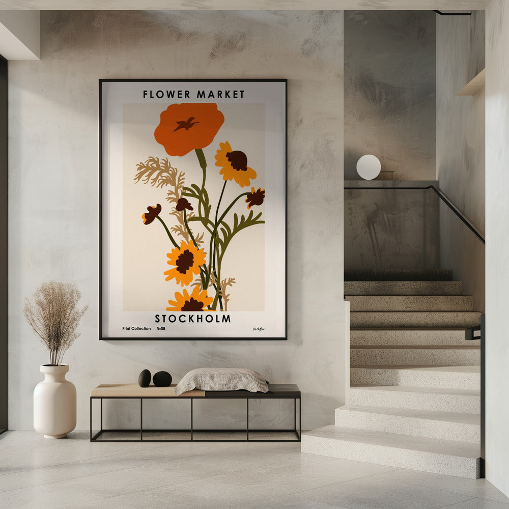 Blumenmarkt. Stockholm | Poster