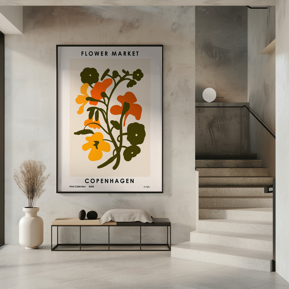 Blumenmarkt. Kopenhagen | Poster
