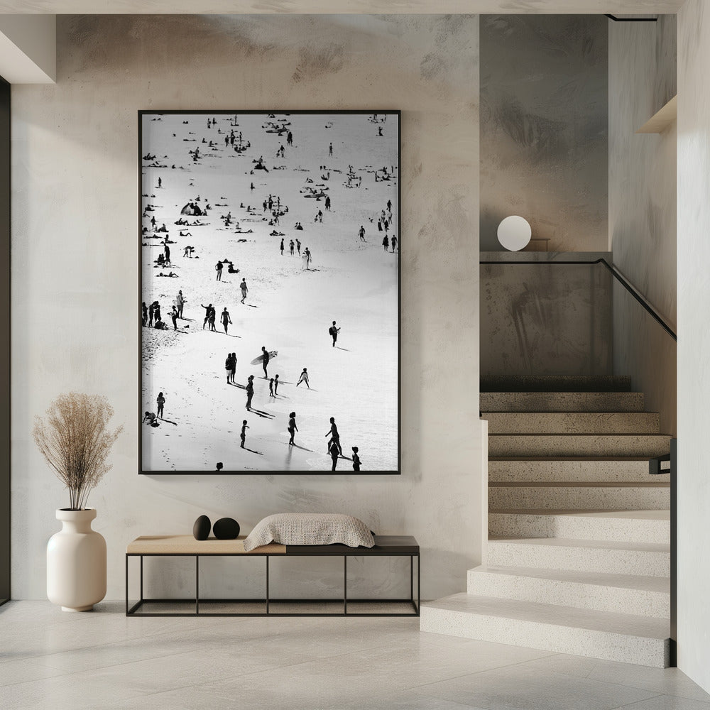 Strand-Silhouetten | Poster