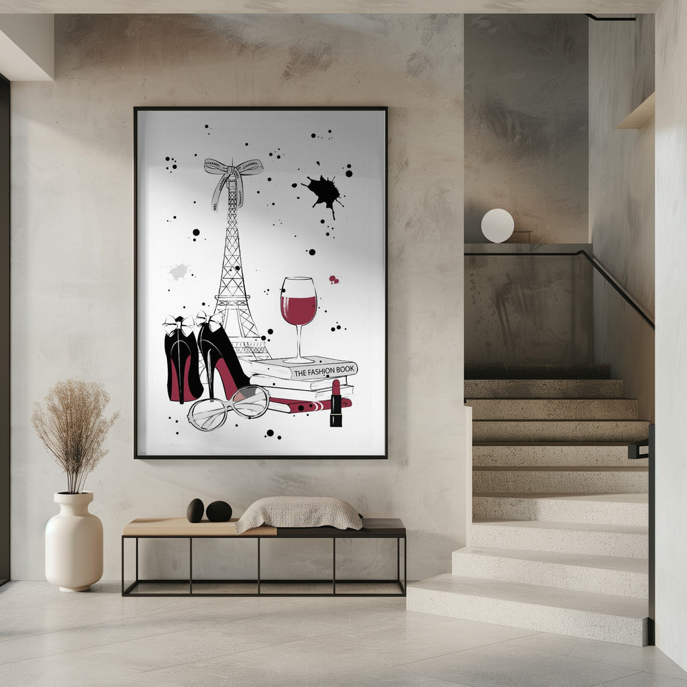 Schicke Pariser Nacht | Poster