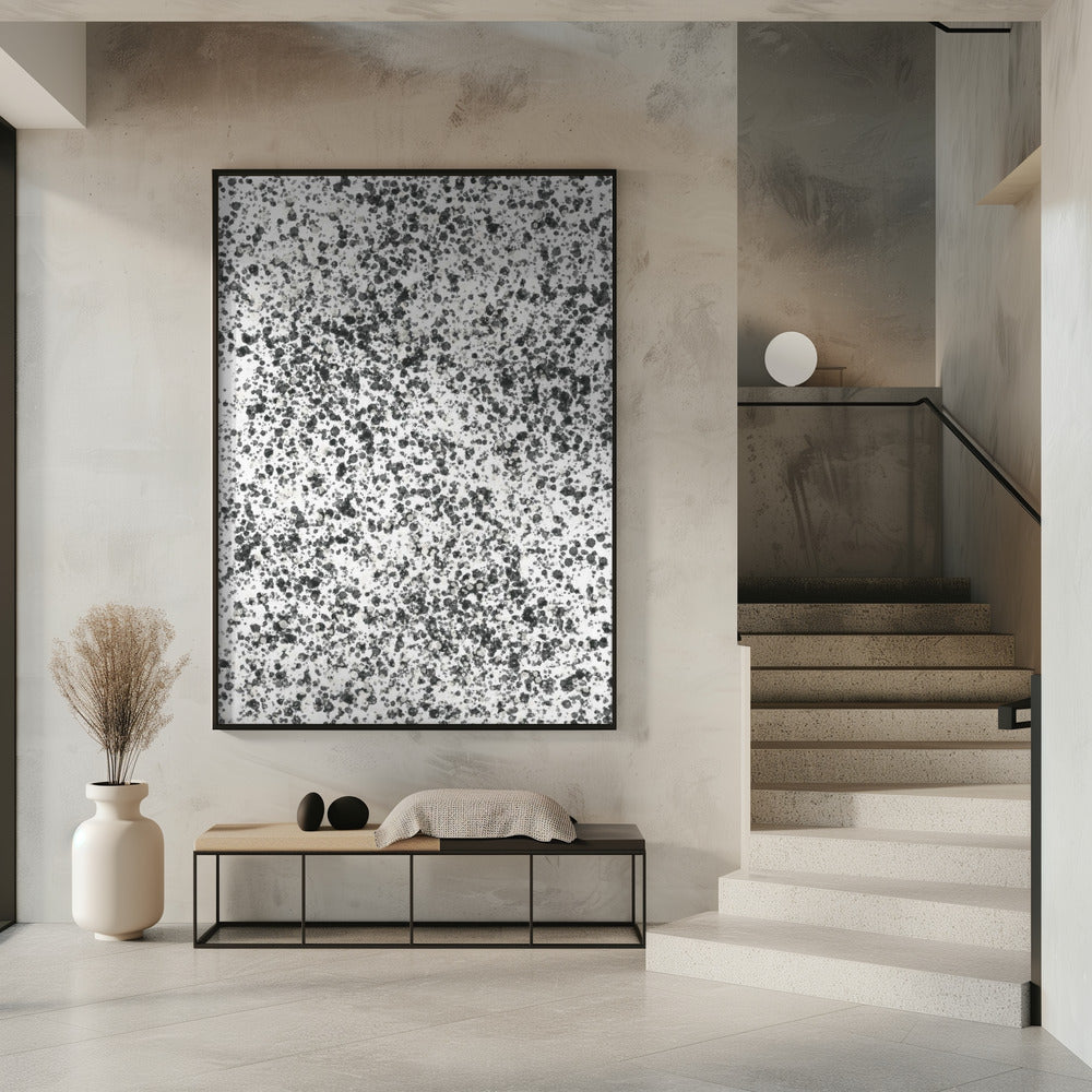 Splattered Pattern Of Scattered Dots | Poster