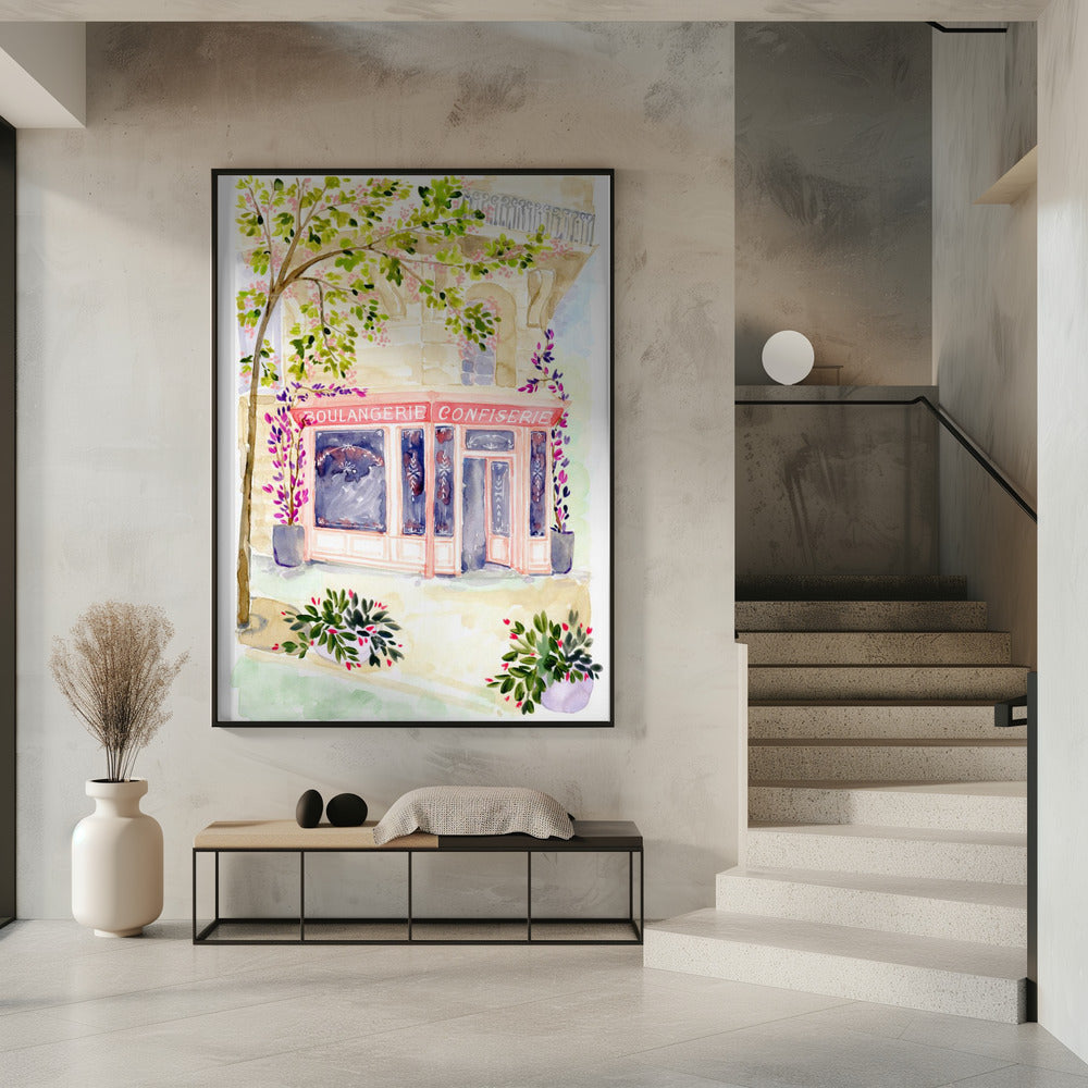 Naive Pariser Bäckerei | Poster
