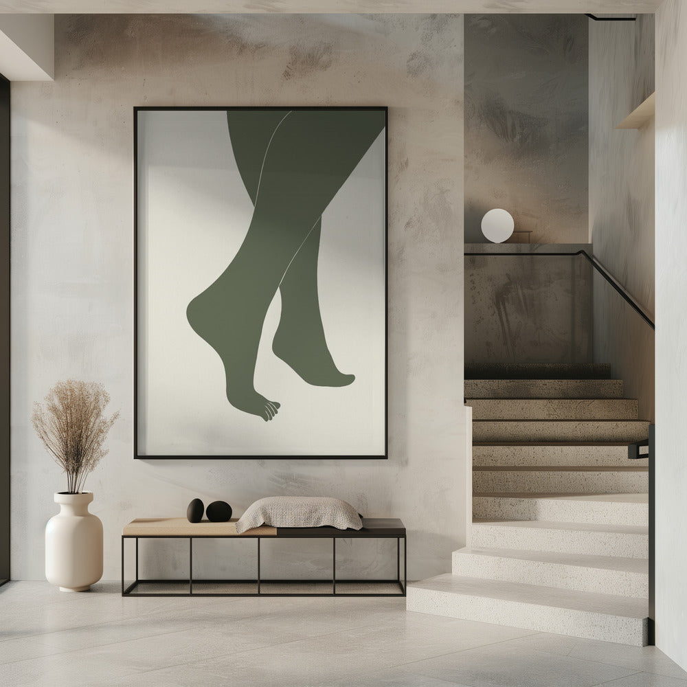 Tip Toe Grün | Poster