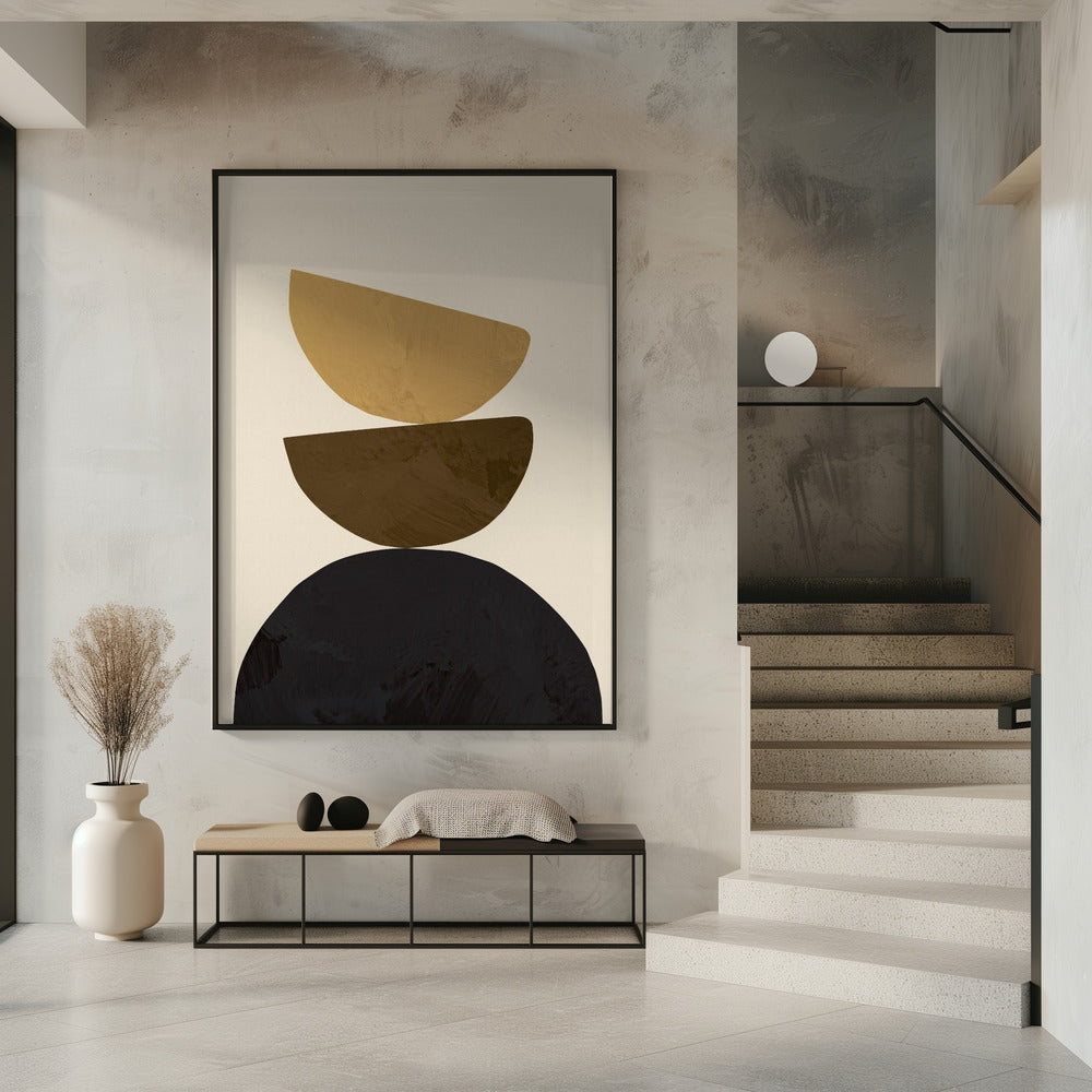 Geometrisches Gelb | Poster