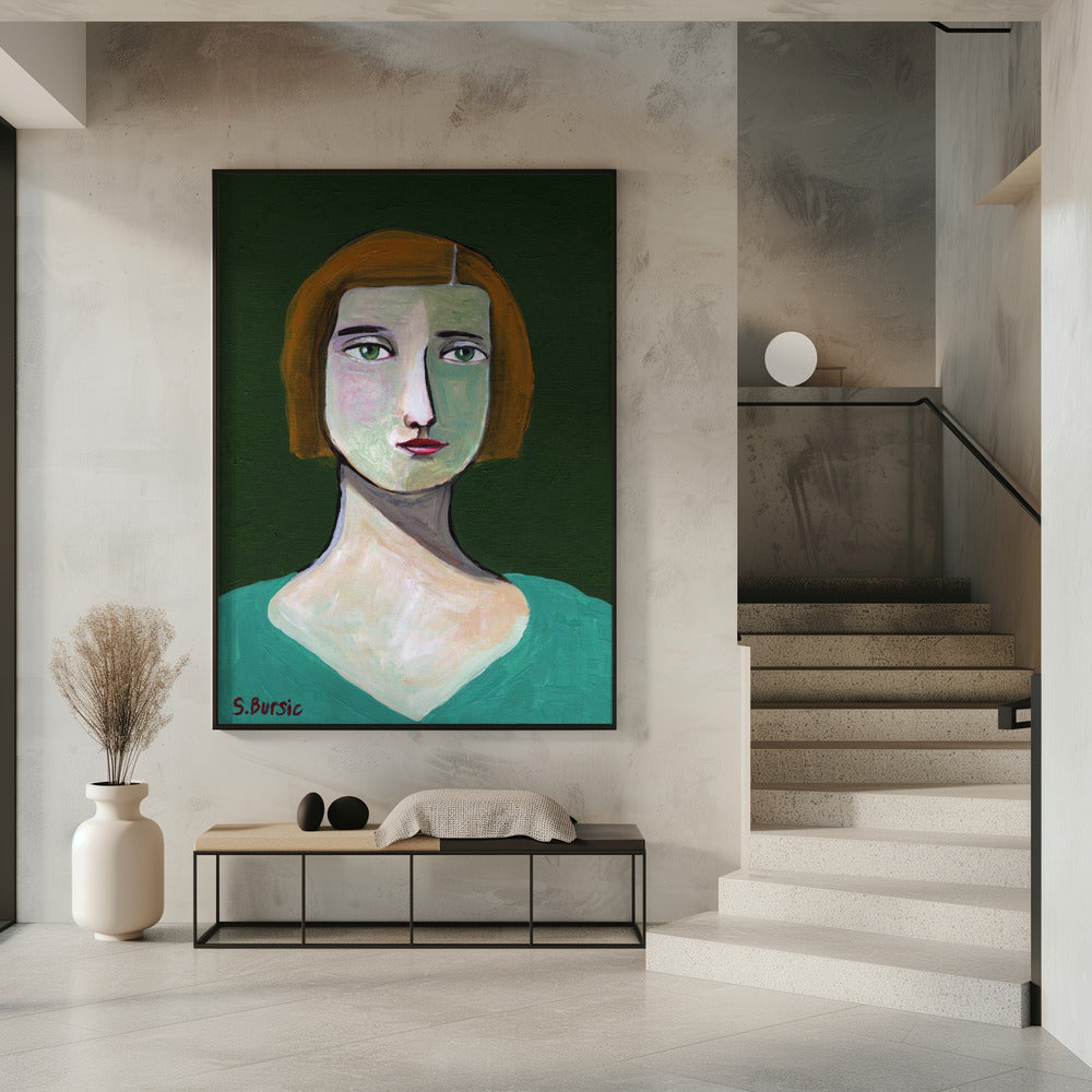 Grüne Dame | Poster