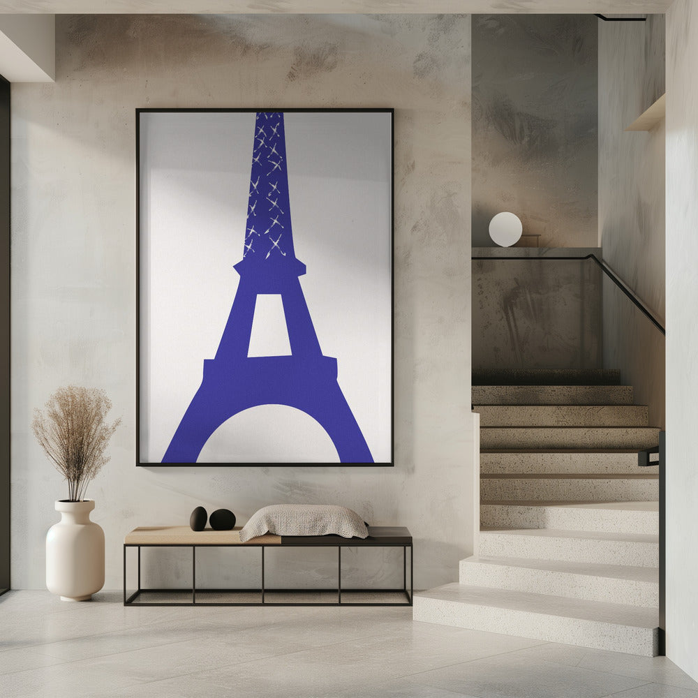Eiffelturm Blau | Poster