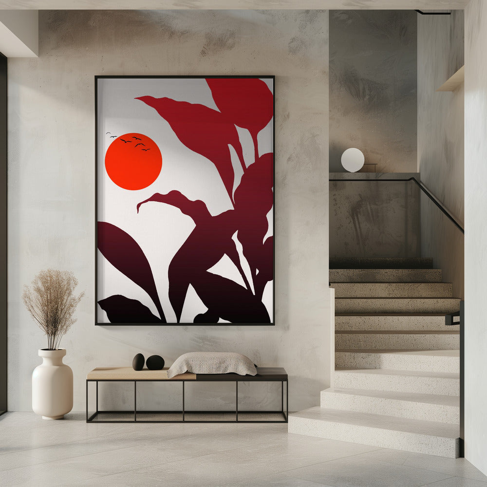 Tropischer Sonnenuntergang | Poster