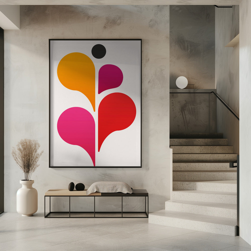 Abstrakte Tänzerin | Poster