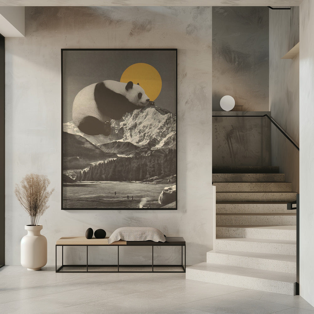 Nickerchen des Großen Pandas | Poster