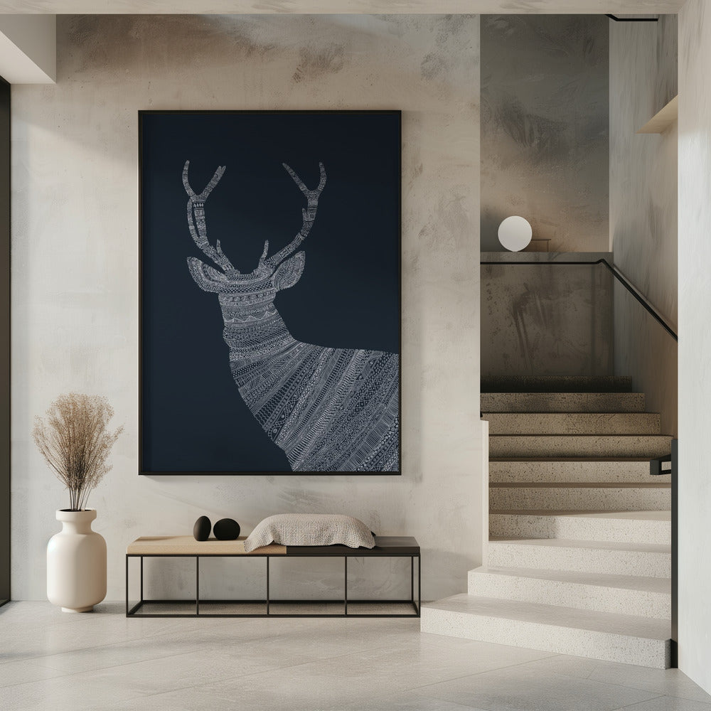 Hirschblau | Poster