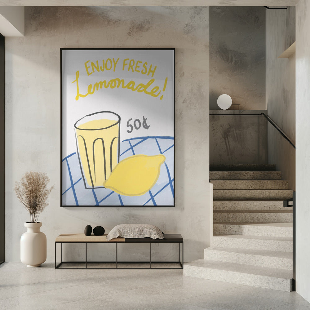 Erfrischendes Schlückchen-Angebot | Poster