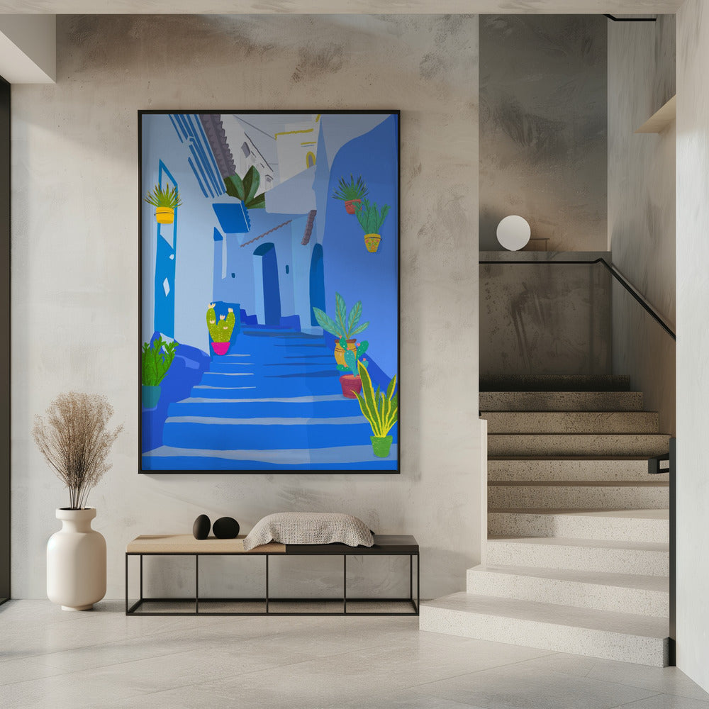 Blaue Stadt | Poster