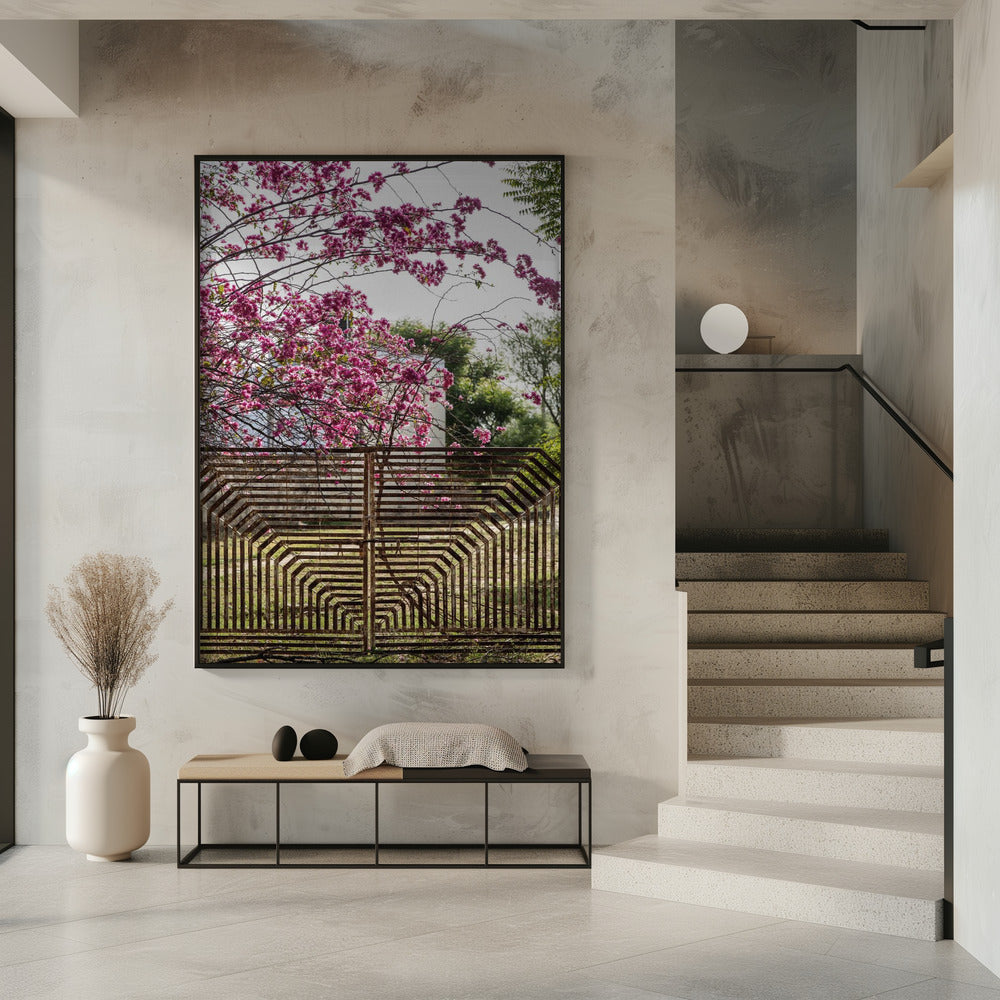 Blüten jenseits von Bars | Poster